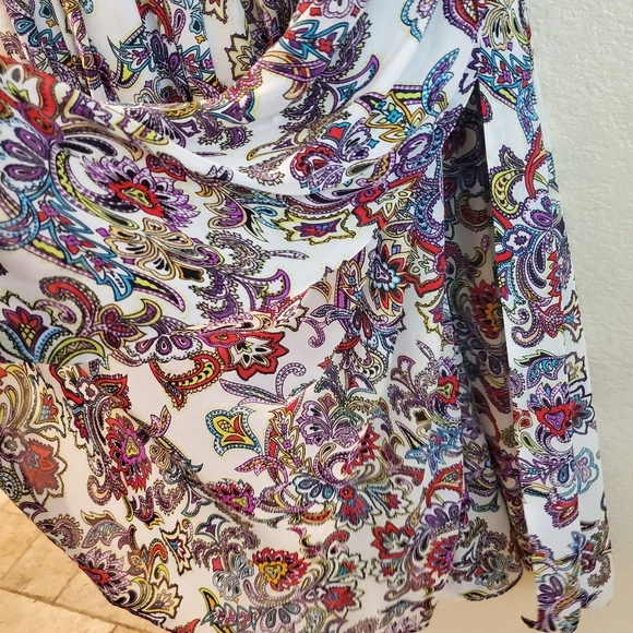 Banana Republic Paisley Floral Pleated Maxi Boho Skirt - Picture 12 of 13